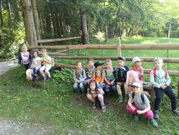 Mladi planinci na pašniku Lipovec