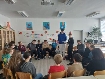 Zasedanje šolskega otroškega parlamenta