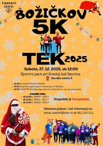 Božičkov 5K tek 2025 Božičkov 5K tek 2025