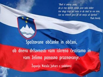Voščilo ob dnevu državnosti