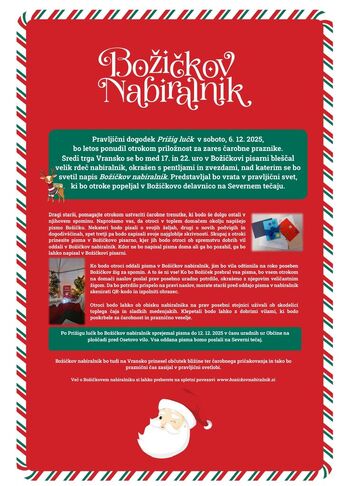 Božičkov nabiralnik 2025