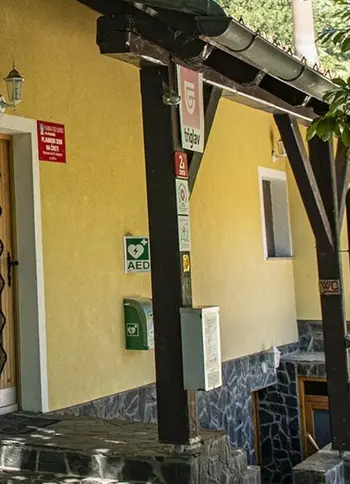 Lokacije defibrilatorjev na Ločici pri Vranskem, Tešovi in Čreti