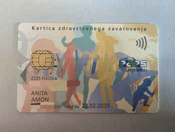 Najdena zdravstvena izkaznica