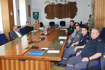 GASILCI NA SESTANKU PRI ŽUPANU OBČINE TREBNJE 