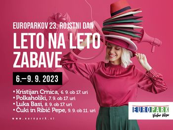Se vidimo na zabavi! EUROPARKOV 23. ROJSTNI DAN