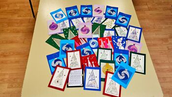 Delavnica izdelovanja novoletnih voščilnic Delavnica izdelovanja novoletnih voščilnic