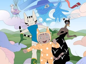 Široko in Kraljestvo vetrov (Sirocco et le Royaume des courants d’air)