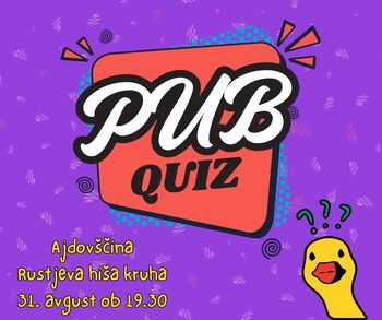 PubQuiz z Juretom Gantarjem