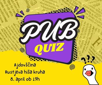 PubQuiz z Juretom Gantarjem