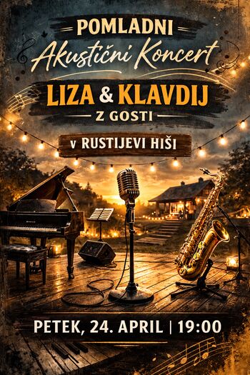 Glasbeni večer: Liza in Klavdij Skrt