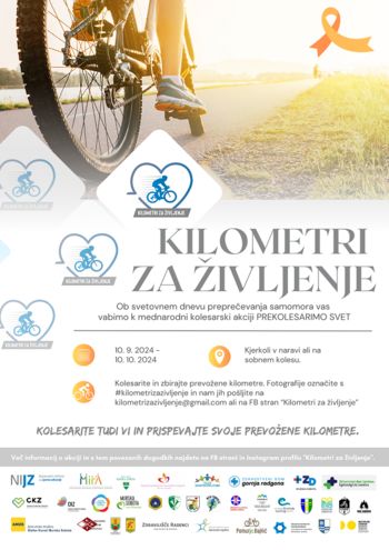 Dobrodelna kolesarska akcija “Kilometri za življenje 2024”