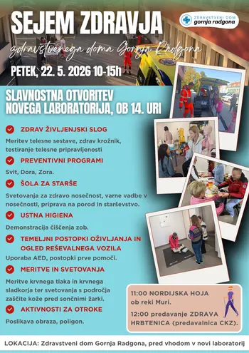Sejem zdravja in otvoritev laboratorija