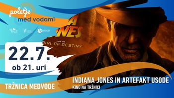 Indiana Jones in artefakt usode (kino na Tržnici)