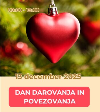 13. december 2025– DAN DAROVANJA v Zavodu z ljubeznijo
