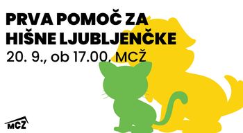 PRVA POMOČ ZA HIŠNE LJUBLJENČKE