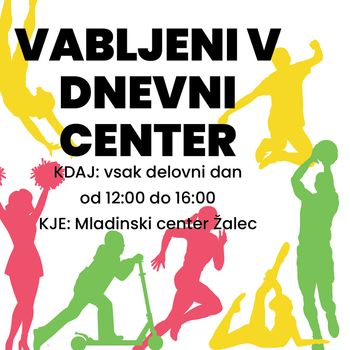 Dnevni center za otroke in mladostnike je odprt!