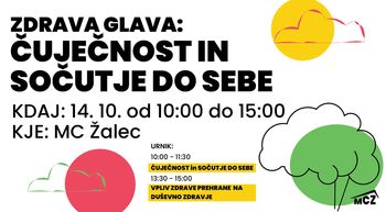 zdrava glava: ČUJEČNOST IN SOČUTJE DO SEBE