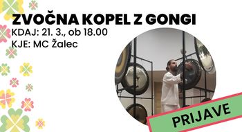 ZVOČNA KOPEL Z GONGI