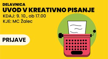 UVOD V KREATIVNO PISANJE