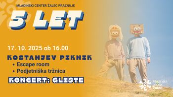 KOSTANJEV PIKNIK & KONCERT: GLISTE + ESCAPE ROOM