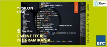 ONLINE TEČAJ programiranja v Python od 27.03. - 03.04.2023 v sodelovanju z SmartNinja. 
