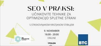 SEO V PRAKSI - "UČINKOVITE TEHNIKE ZA OPTIMIZACIJO SPLETNE STRANI"