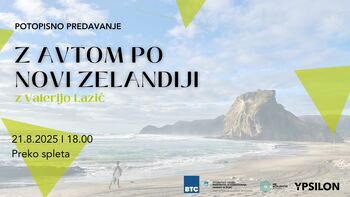 Potopisno predavanje: Z avtom po Novi Zelandiji
