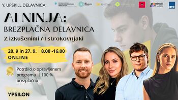 AI NINJA: DELAVNICA UMETNE INTELIGENCE