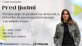 Pred ljudmi - predavanje in delavnica retorike in javnega nastopanja