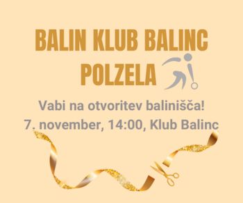 Otvoritev balinišča z novim nadstreškom