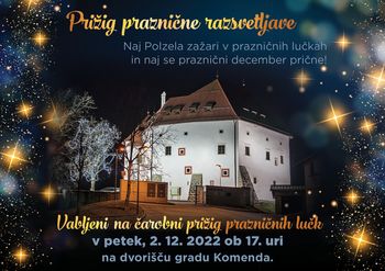 Prižig prazničnih lučk na Polzeli