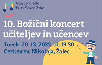 Božični koncert učiteljev in učencev GŠ Risto Savin