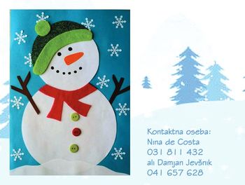 Otroška delavnica ZIMA JE TU!
