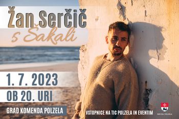 Poletni večeri: Koncert Žan Serčič s Šakali