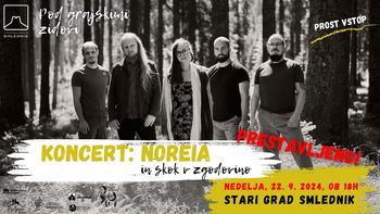 Pod grajskimi zidovi: KONCERT NOREIA & skok v zgodovino - PRESTAVLJENO!