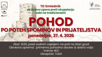 Pohod po poteh spominov in prijateljstva