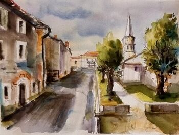 21. mednarodni ekstempore akvarela na Planini in v Ajdovščini