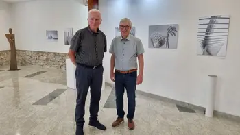 V Lokarjevi galeriji Ivan Skubin in Anton Tratnik
