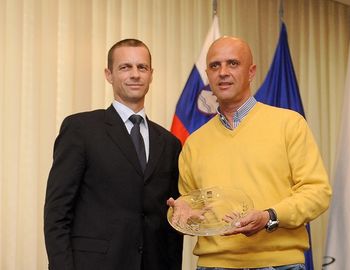 Mihaelu Zrimcu že drugi mandat predsednika Medobčinske nogometne zveze Gorenjske Kranj