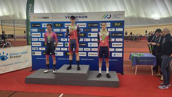 Blejski kolesarji osvojili tri odličja na minulem državnem prvenstvu na velodromu