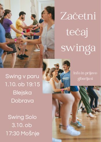 Začetni tečaji swing plesov 