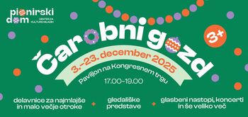 Čarobni gozd na Kongresnem trgu odprt do 23. decembra