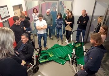 Usposabljanje za vodenje evakuacije v Gasilski brigadi Ljubljana