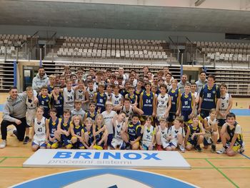 KOŠARKARSKA TEKMA 2. SKL - FANTJE U18: Brinox Medvode - Jesenice