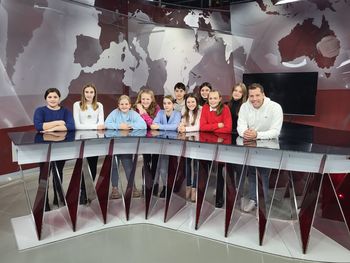 Šolski novinarji na obisku Državnega zbora Republike Slovenije in POP TV