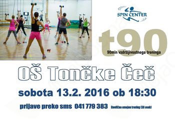 T90 VZDRŽLJIVOSTNI TRENING