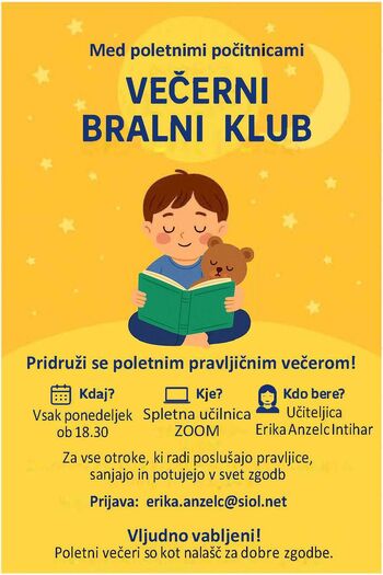 VEČERNI BRALNI KLUB