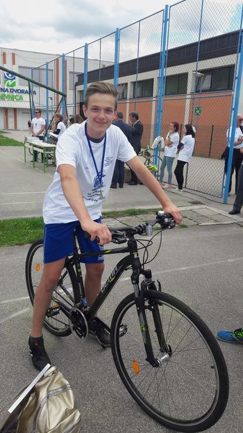 OŠ KRMELJ IMA OBČINSKEGA PRVAKA V KOLESARJENJU