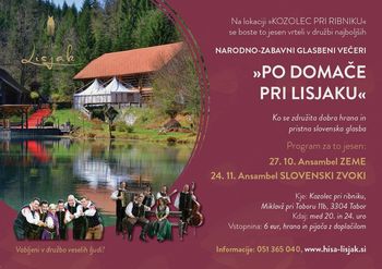 "PO DOMAČE PRI LISJAKU"