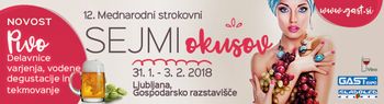 12. Mednarodni strokovni sejmi Okusov GASTexpo (31. 1.-3. 2. 2018)